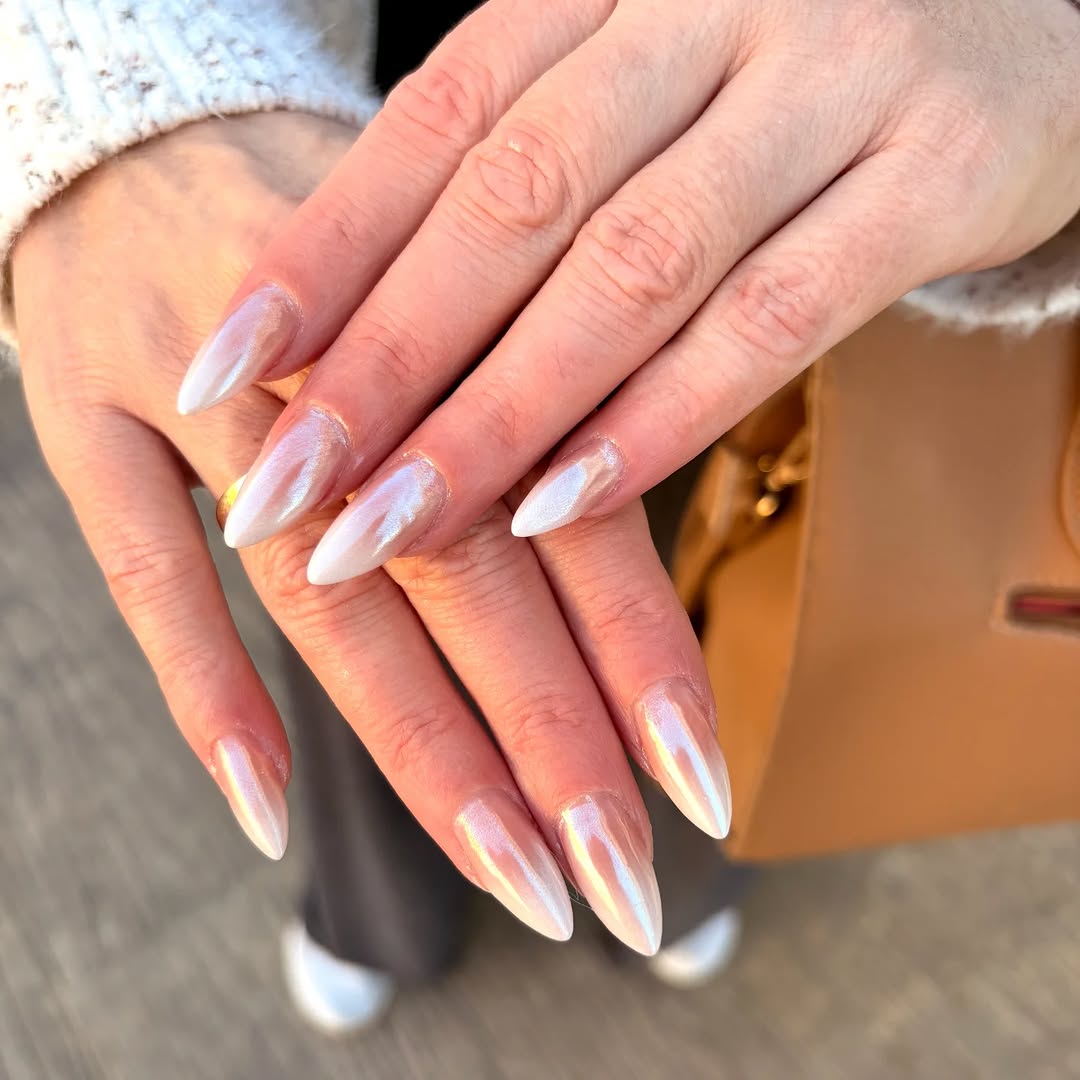 Close-up manicure portfolio look